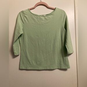 Talbots Mint Green  Top